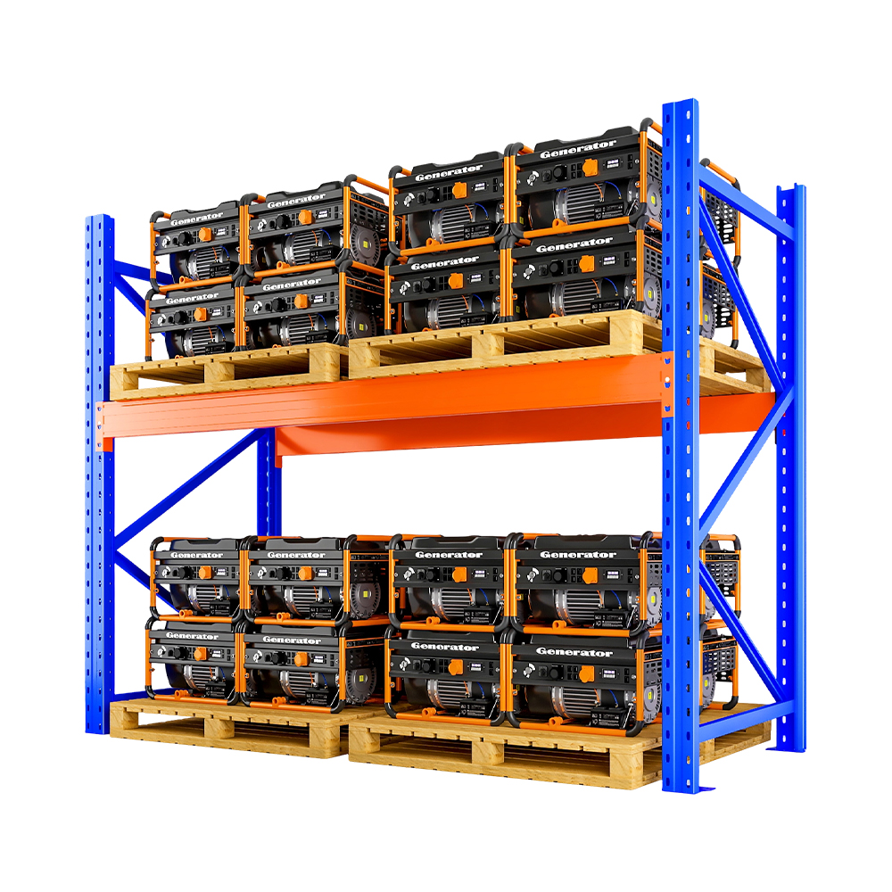 Heavy-Duty Pallet Racking System for Warehouse Stacking